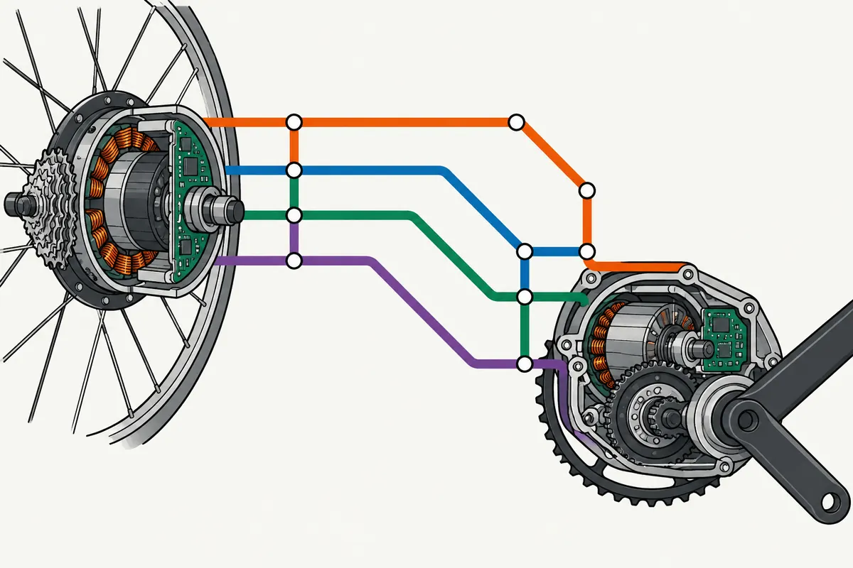 Heckmotor oder Mittelmotor